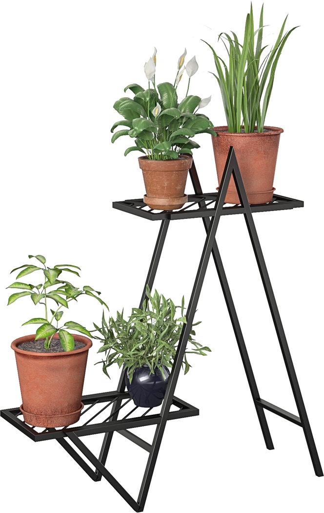 Niangua Black Indoor/Outdoor Plant Stand - Thumbnail - Image 5