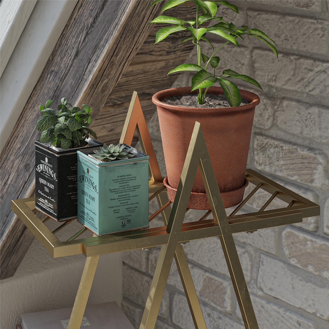 Niangua Gold Indoor/Outdoor Plant Stand - Thumbnail - Image 4