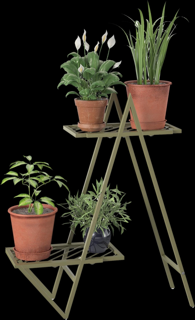 Niangua Olive Indoor/Outdoor Plant Stand - Thumbnail - Image 5