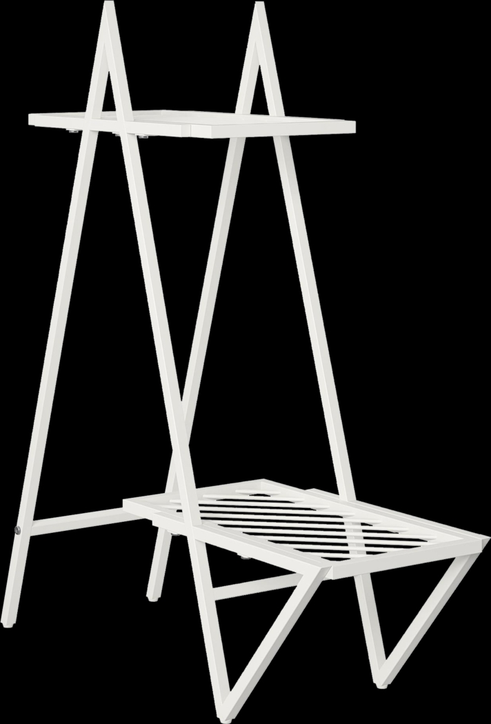 Niangua White Indoor/Outdoor Plant Stand - Thumbnail - Image 5