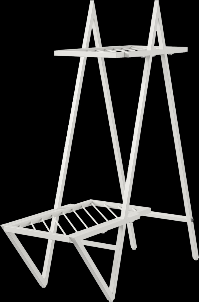 Niangua White Indoor/Outdoor Plant Stand - Thumbnail - Image 1