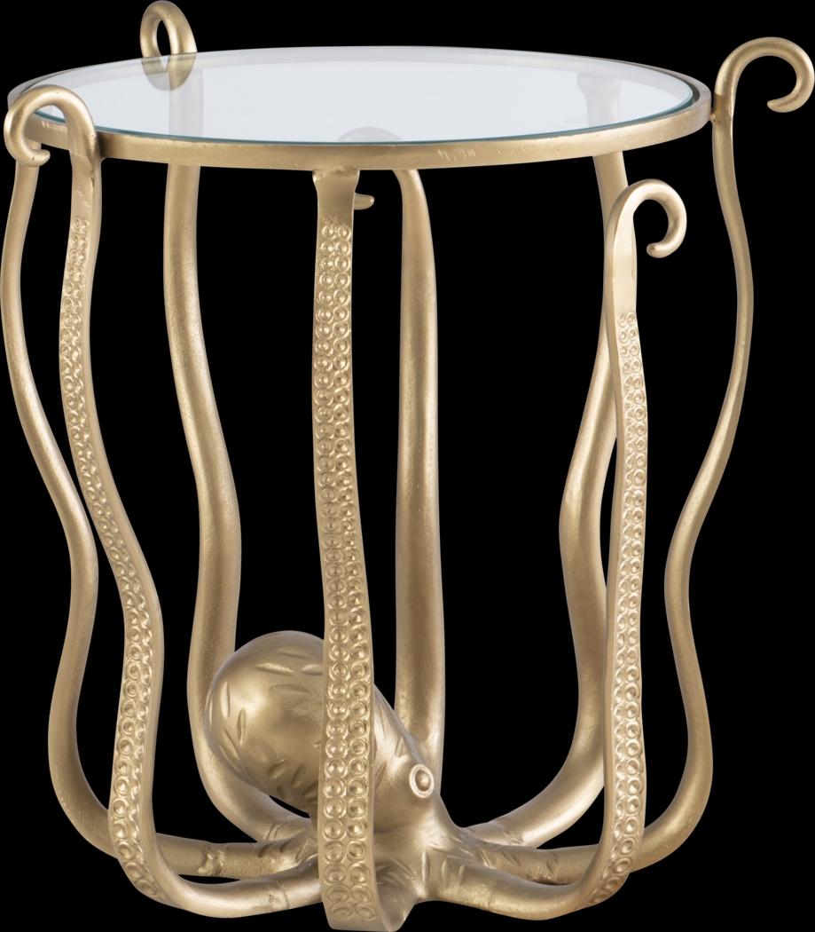 Niasea Gold Accent Table - Thumbnail - Image 4