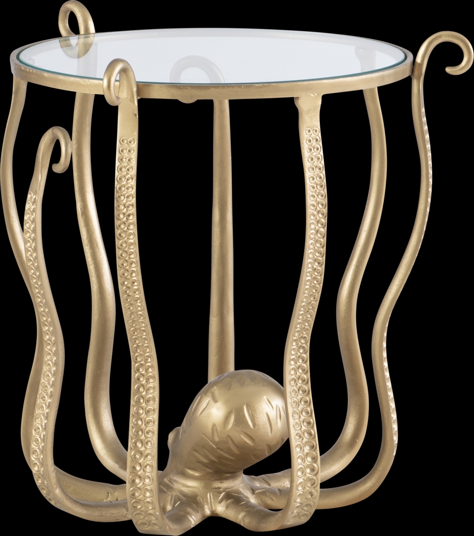 Niasea Gold Accent Table - Thumbnail - Image 5