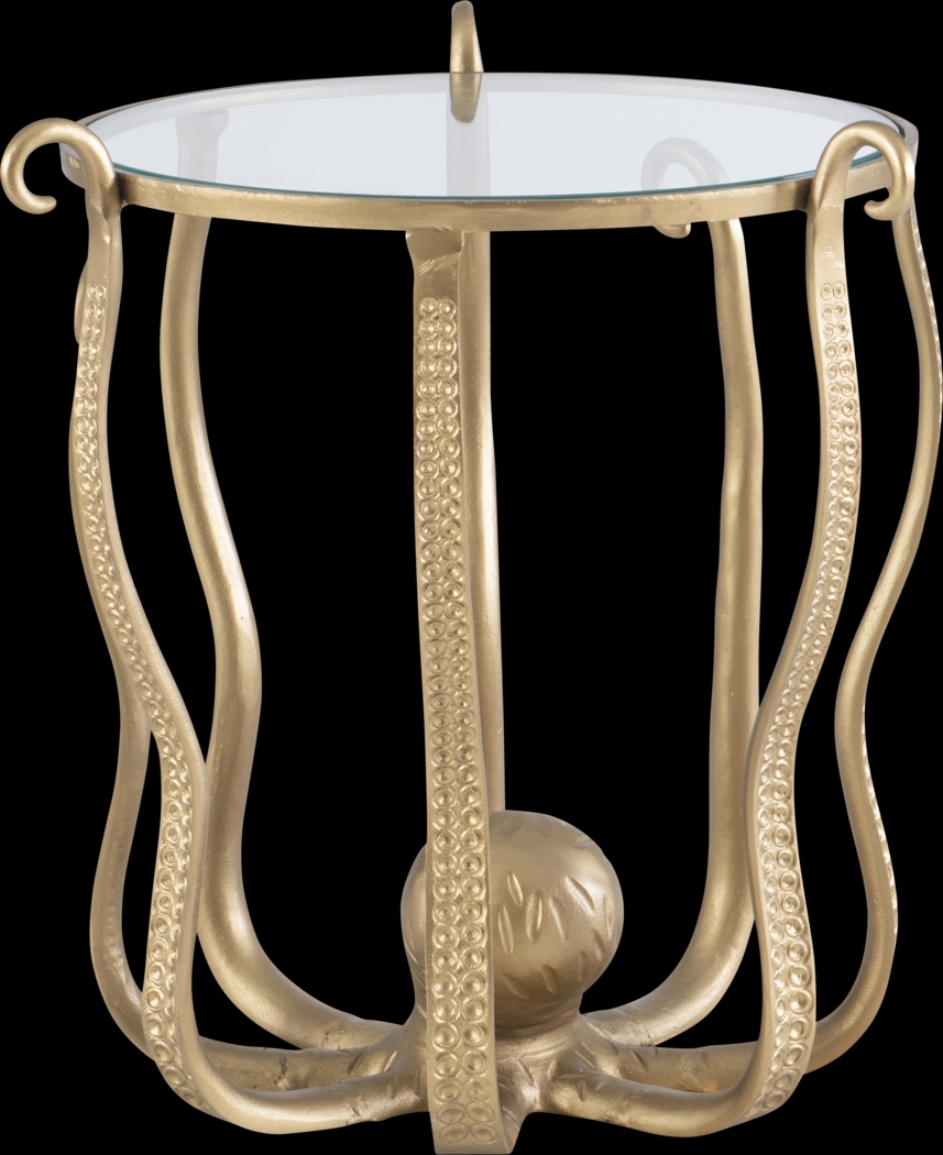 Niasea Gold Accent Table - Thumbnail - Image 6