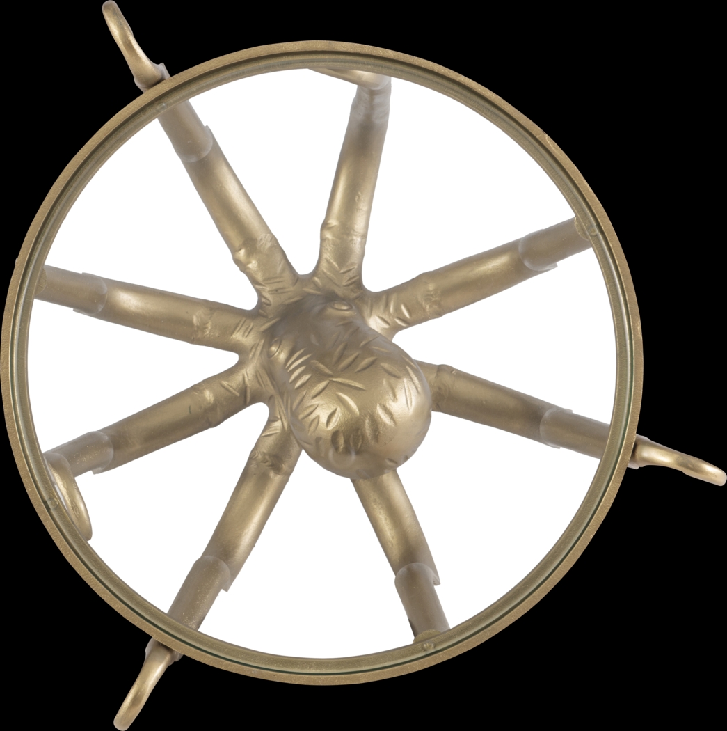 Niasea Gold Accent Table - Thumbnail - Image 7