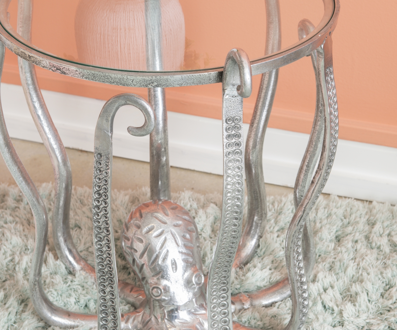 Niasea Silver Accent Table - Thumbnail - Image 9