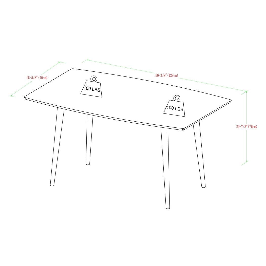 Niblic Walnut Dining Table - Thumbnail - Image 7