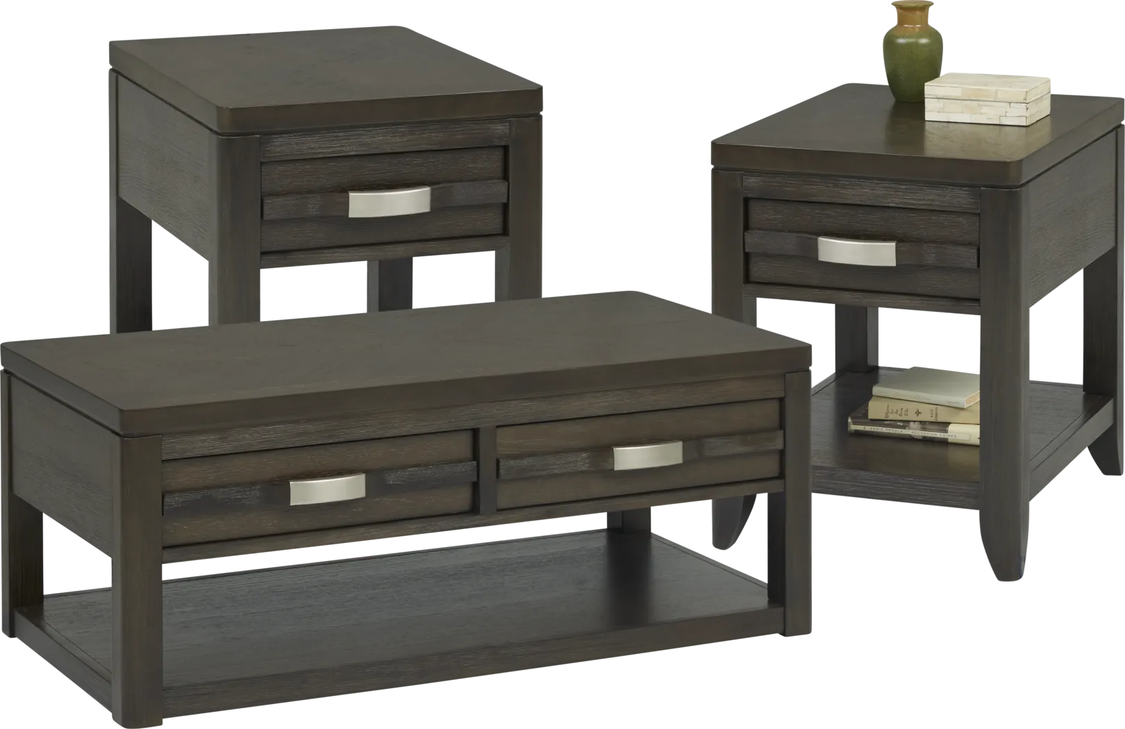 Niccolo Gray 3 Pc Table Set - Thumbnail - Image 1
