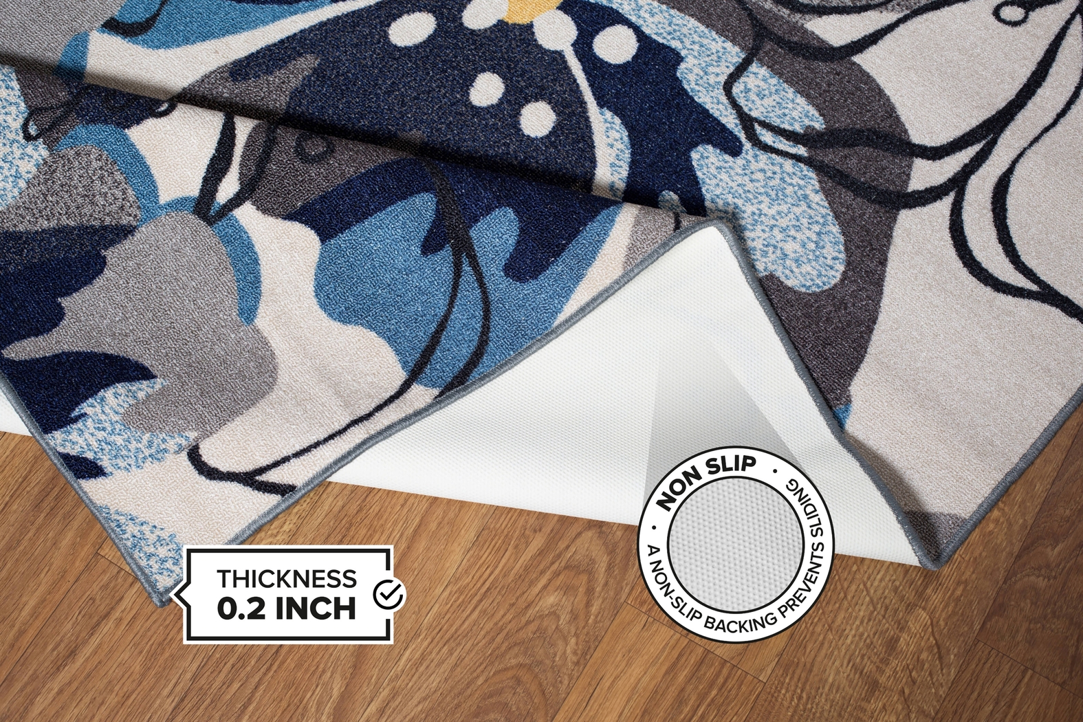 Nichele Gray 7'10 x 10' Rug - Thumbnail - Image 2