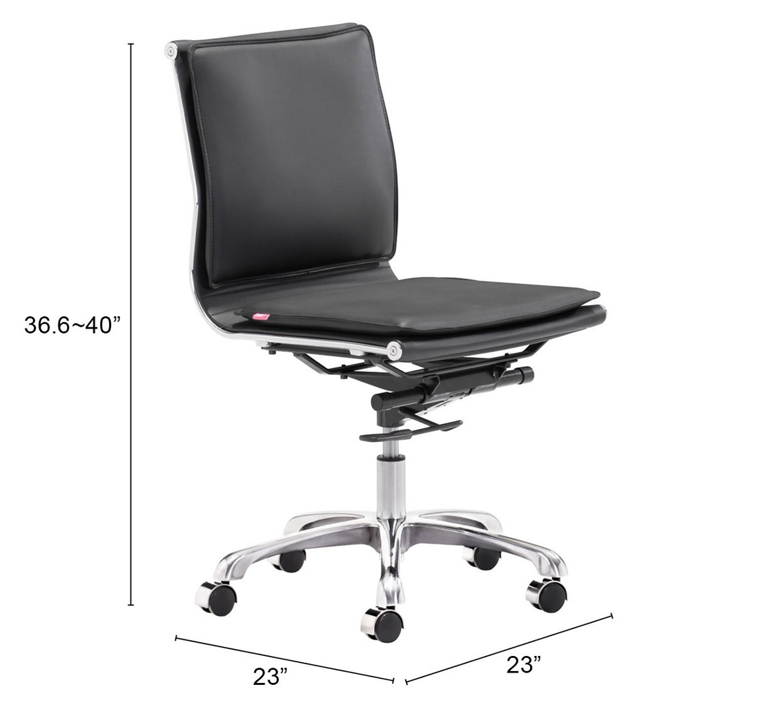 Nichelyn Black Office Chair - Thumbnail - Image 5