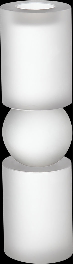 Nicoson II White Candle Holder - Thumbnail - Image 1