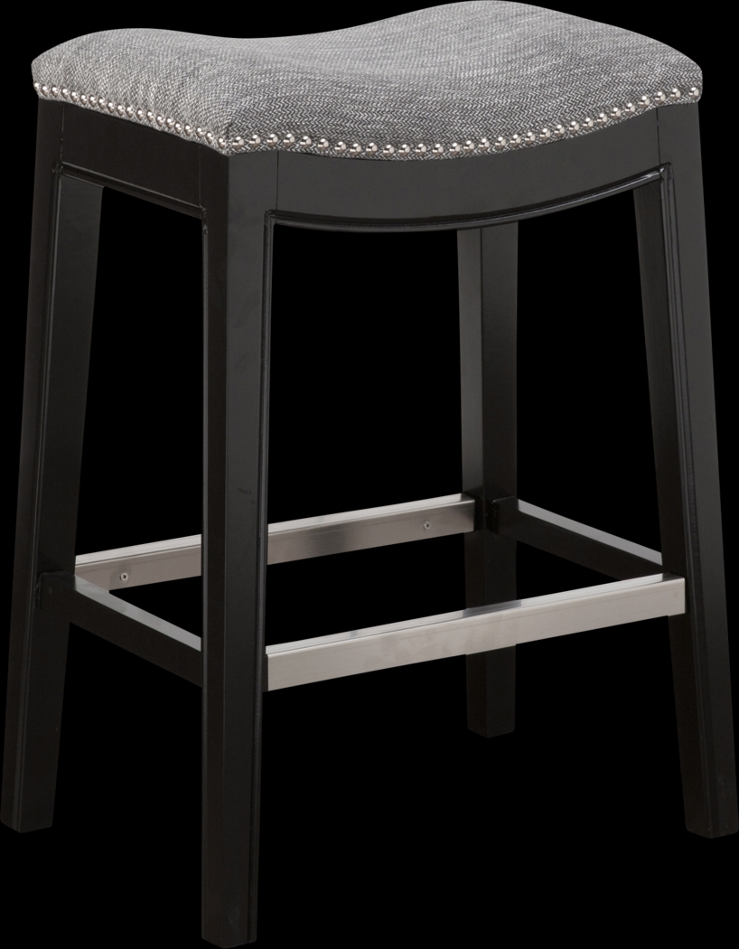 Nielan Gray Counter Height Stool - Thumbnail - Image 1