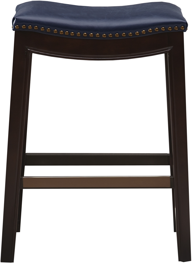 Nielan Navy Counter Height Stool - Thumbnail - Image 2