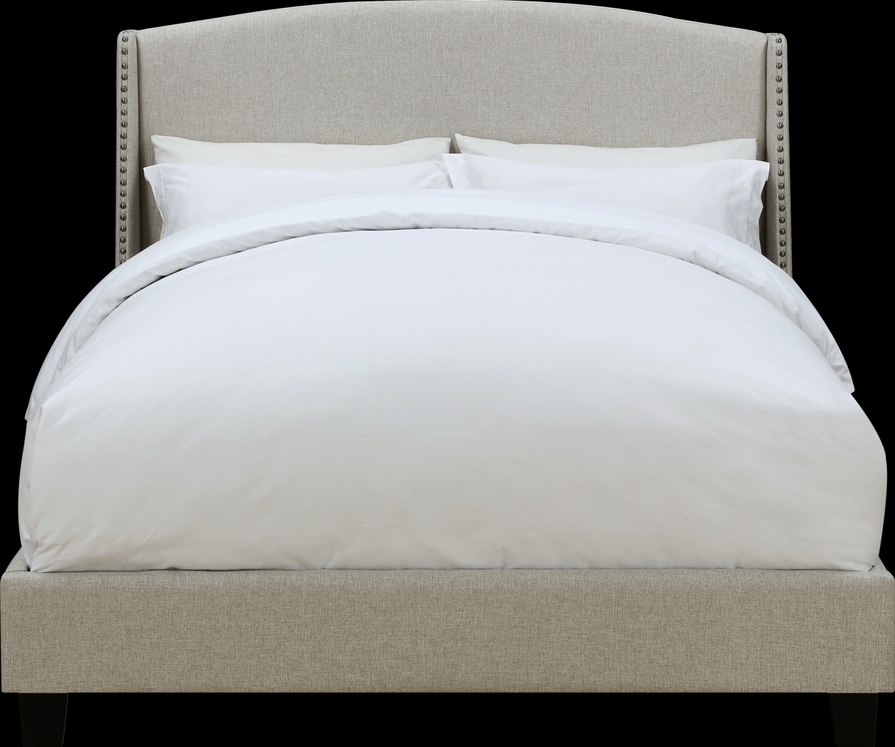 Niemann Beige Queen Upholstered Bed - Thumbnail - Image 7