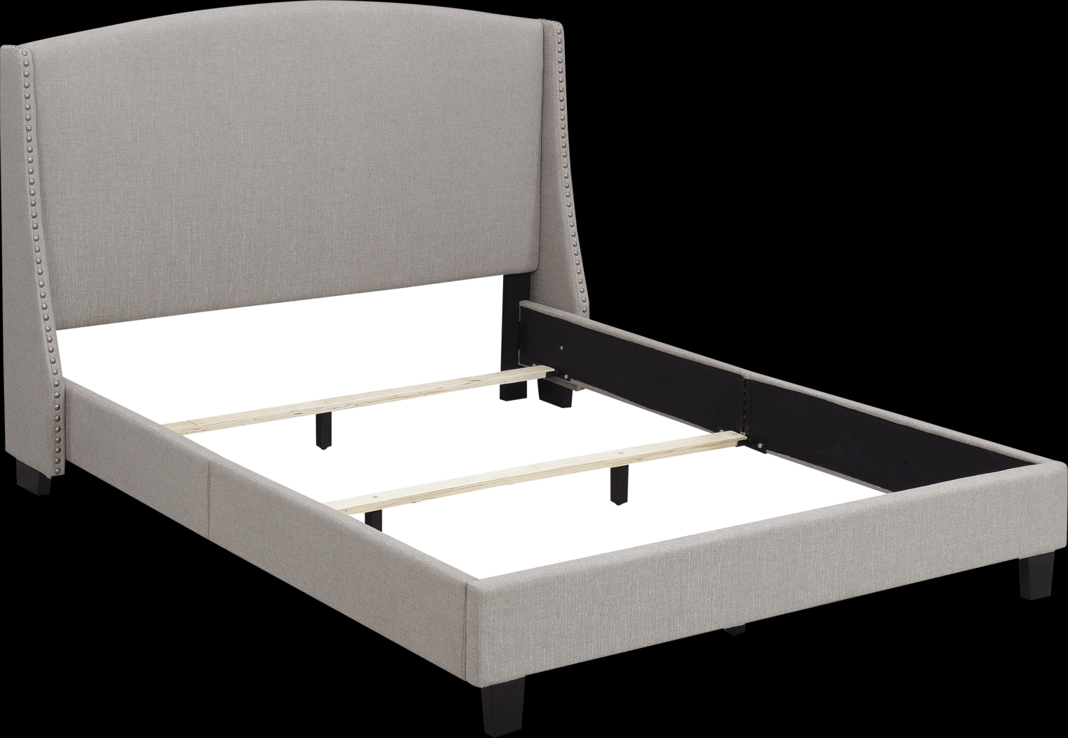 Niemann Gray Queen Bed - Thumbnail - Image 4