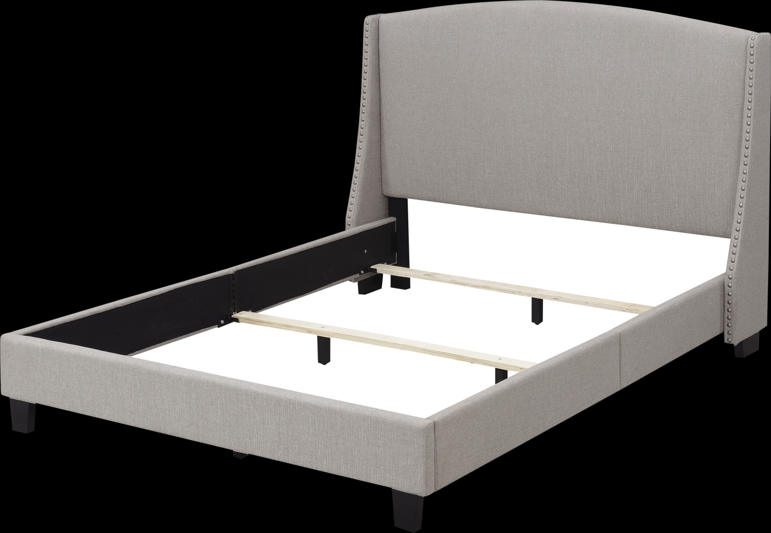 Niemann Gray Queen Bed - Thumbnail - Image 6