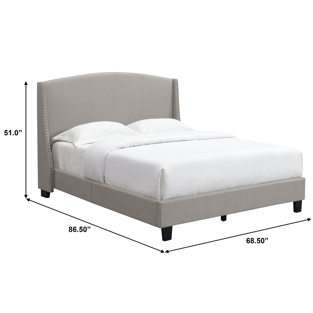 Niemann Gray Queen Bed - Thumbnail - Image 10