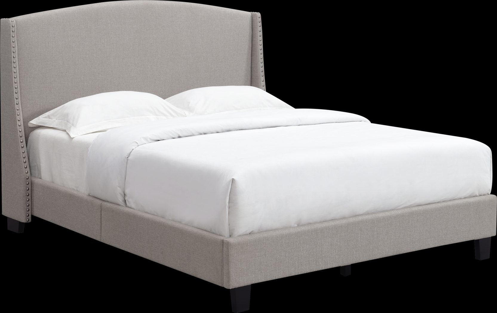 Niemann Gray Queen Bed - Thumbnail - Image 1
