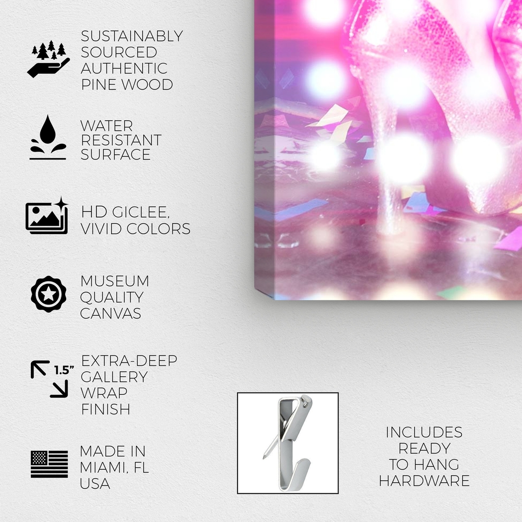 Night Scene Pink Artwork - Thumbnail - Image 3