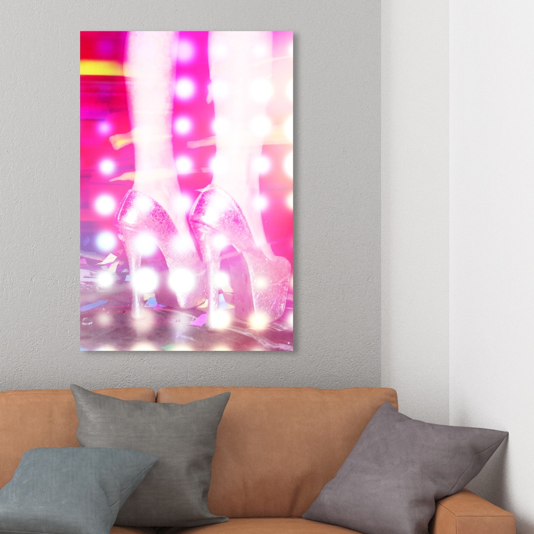 Night Scene Pink Artwork - Thumbnail - Image 4