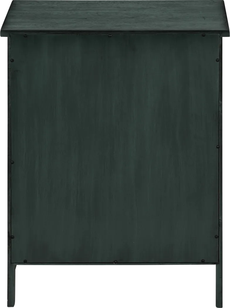 Nighten Dark Blue Nightstand - Thumbnail - Image 5