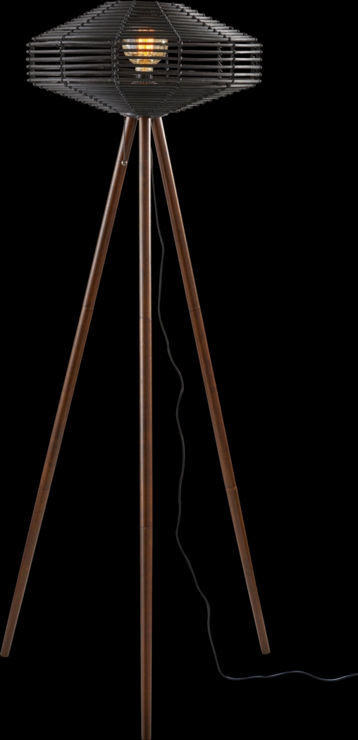 Nightgale Way Black Floor Lamp - Thumbnail - Image 1
