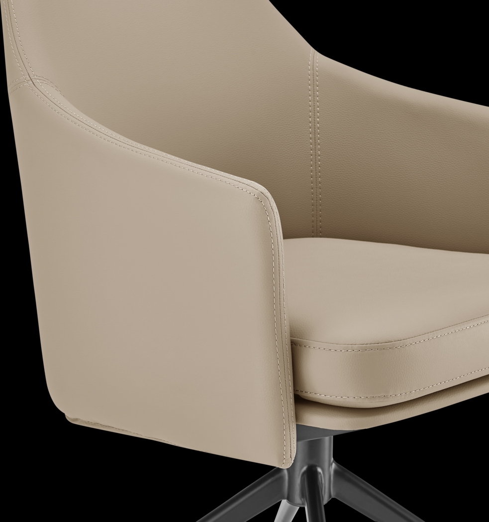 Nightpoint Taupe Swivel Arm Chair - Thumbnail - Image 6
