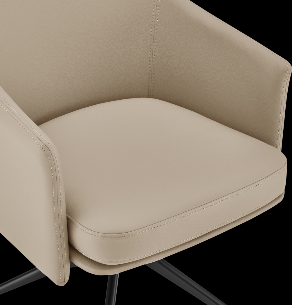 Nightpoint Taupe Swivel Arm Chair - Thumbnail - Image 7