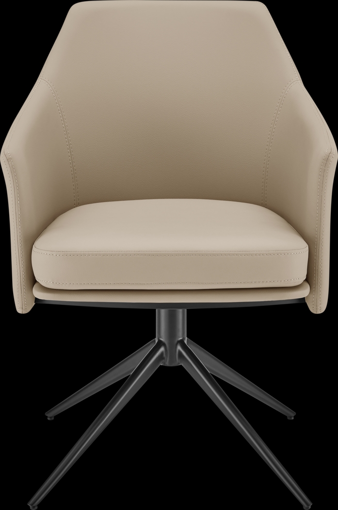 Nightpoint Taupe Swivel Arm Chair - Thumbnail - Image 1