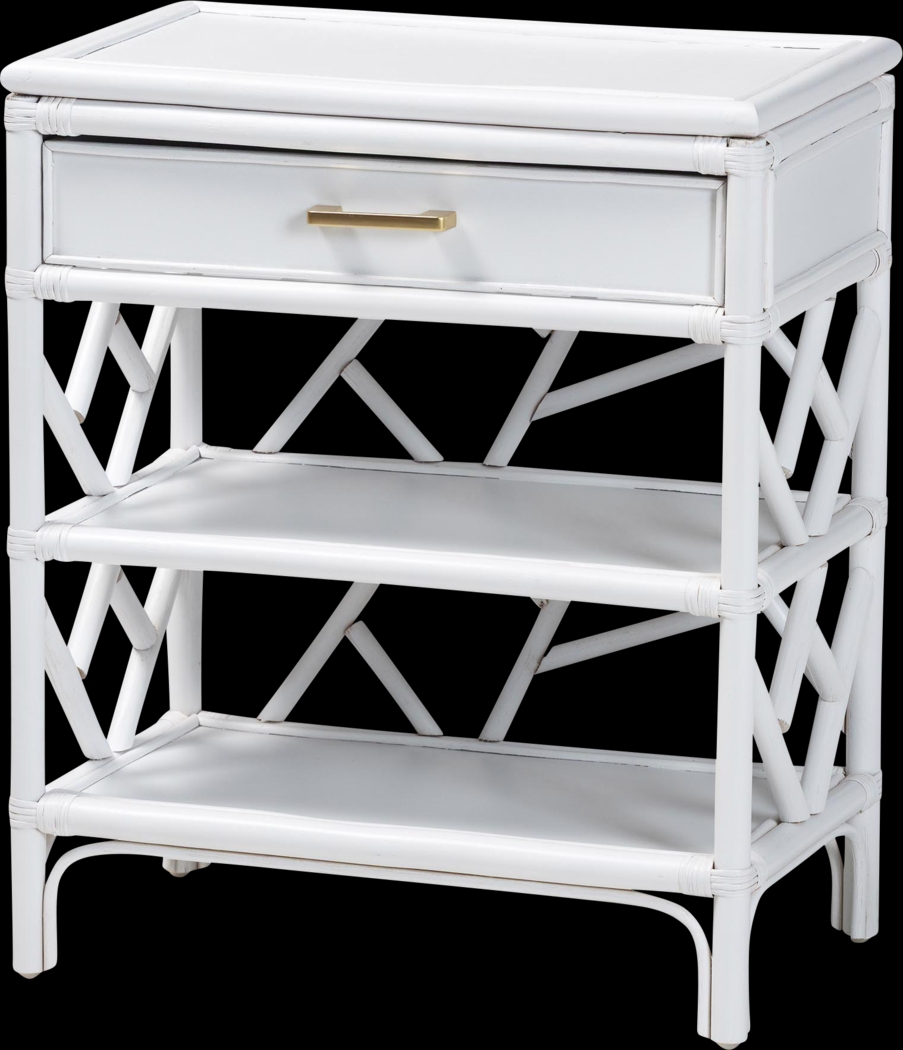 Nightshack White Nightstand - Thumbnail - Image 1