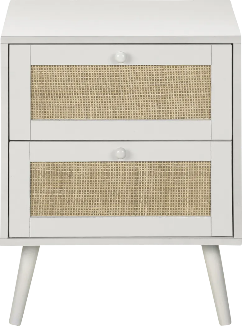 Nighttales White Nightstand - Thumbnail - Image 4