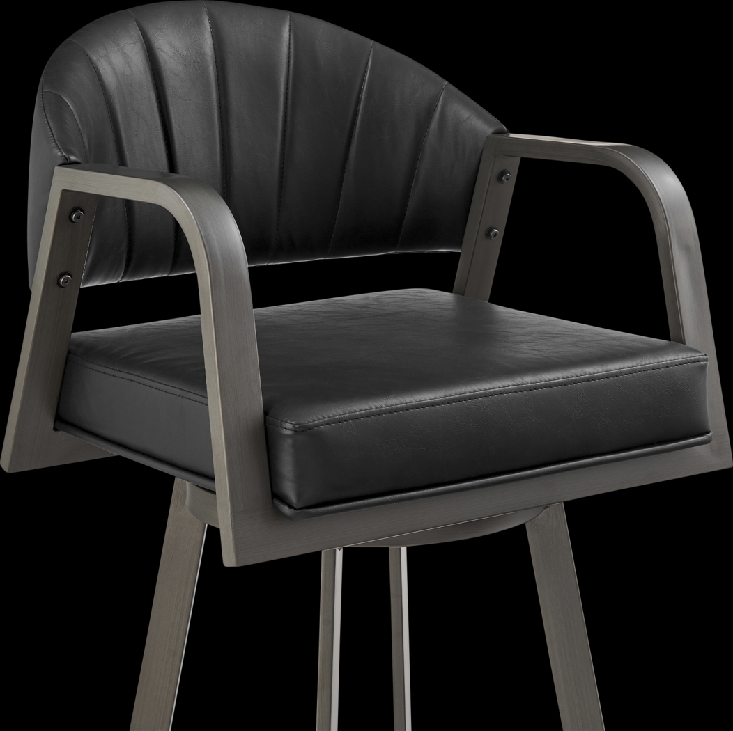 Nightwater Black Barstool - Thumbnail - Image 4