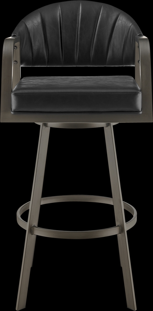 Nightwater Black Counter Height Stool - Thumbnail - Image 5