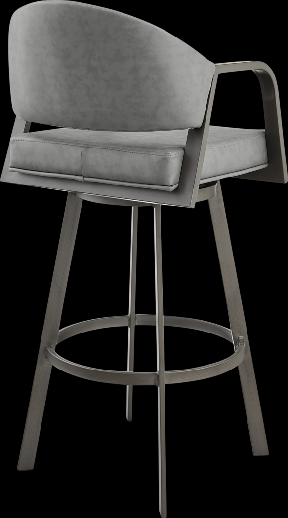 Nightwater Gray Barstool - Thumbnail - Image 3