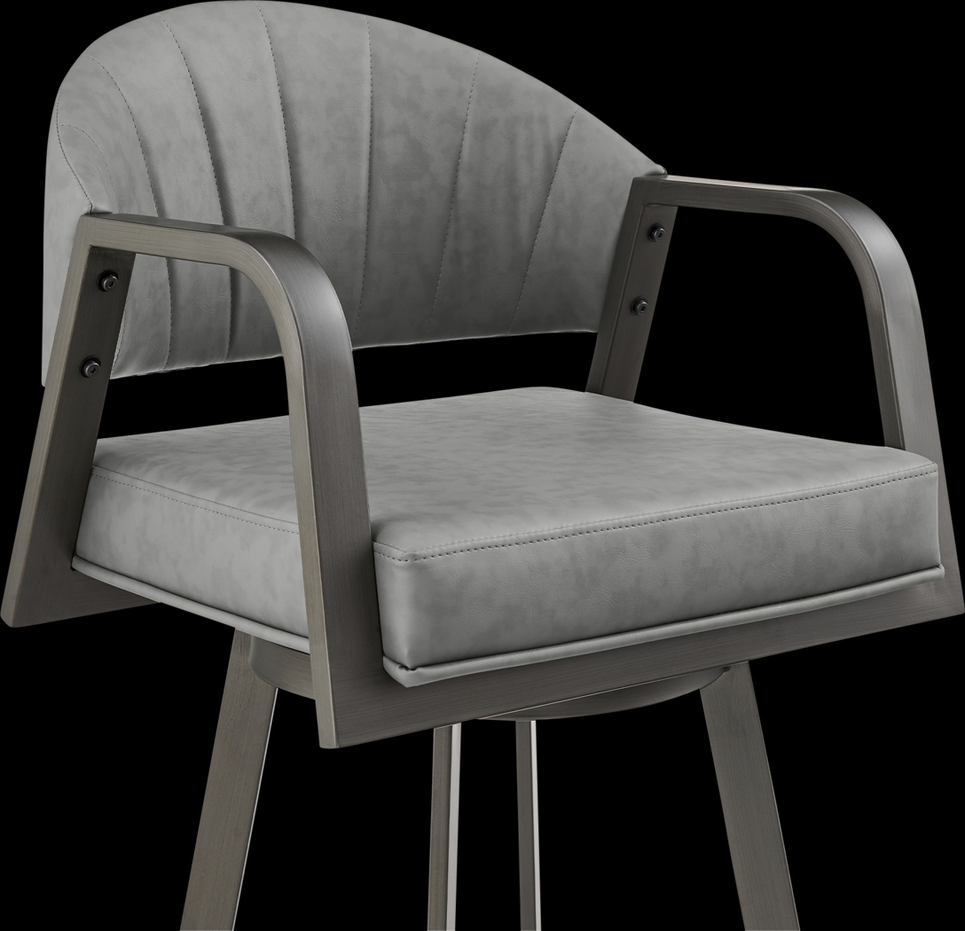 Nightwater Gray Barstool - Thumbnail - Image 5