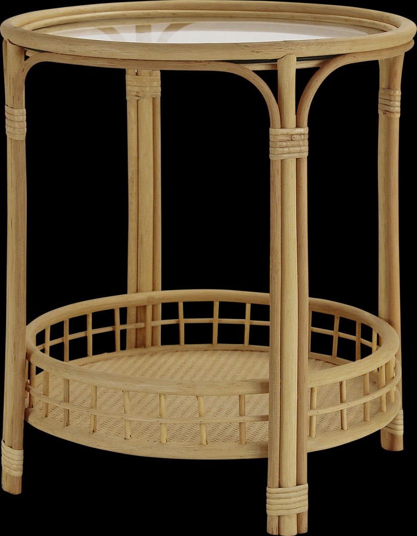 Nikali Natural End Table - Thumbnail - Image 1