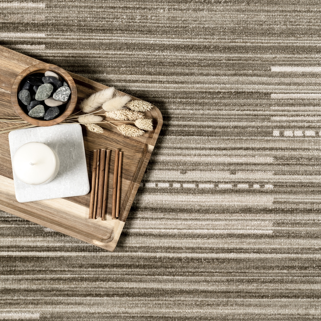 Nikanor Beige 7'5 x 9'6 Indoor/Outdoor Rug - Thumbnail - Image 6