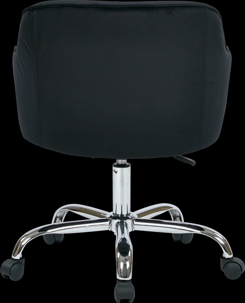 Nikitta Black Office Chair - Thumbnail - Image 2