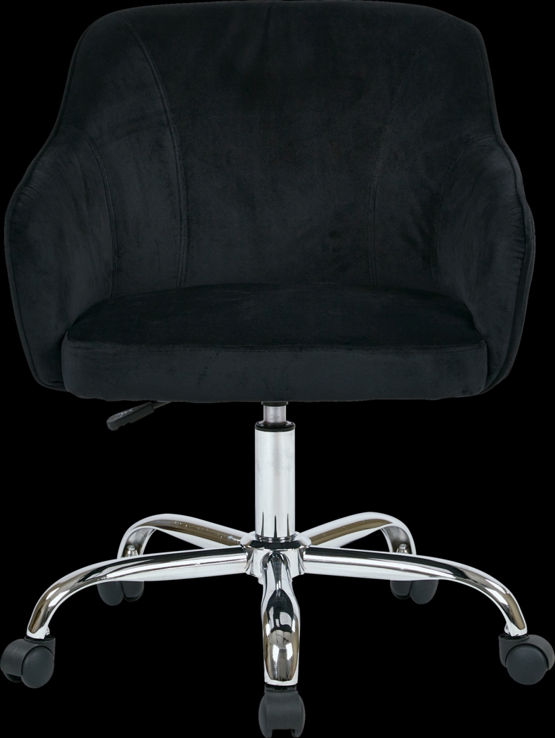 Nikitta Black Office Chair - Thumbnail - Image 5