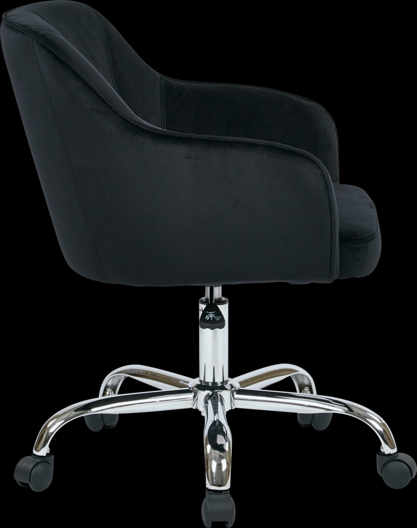Nikitta Black Office Chair - Thumbnail - Image 7