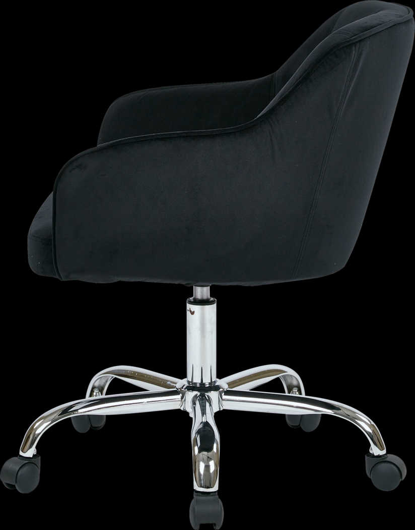 Nikitta Black Office Chair - Thumbnail - Image 8