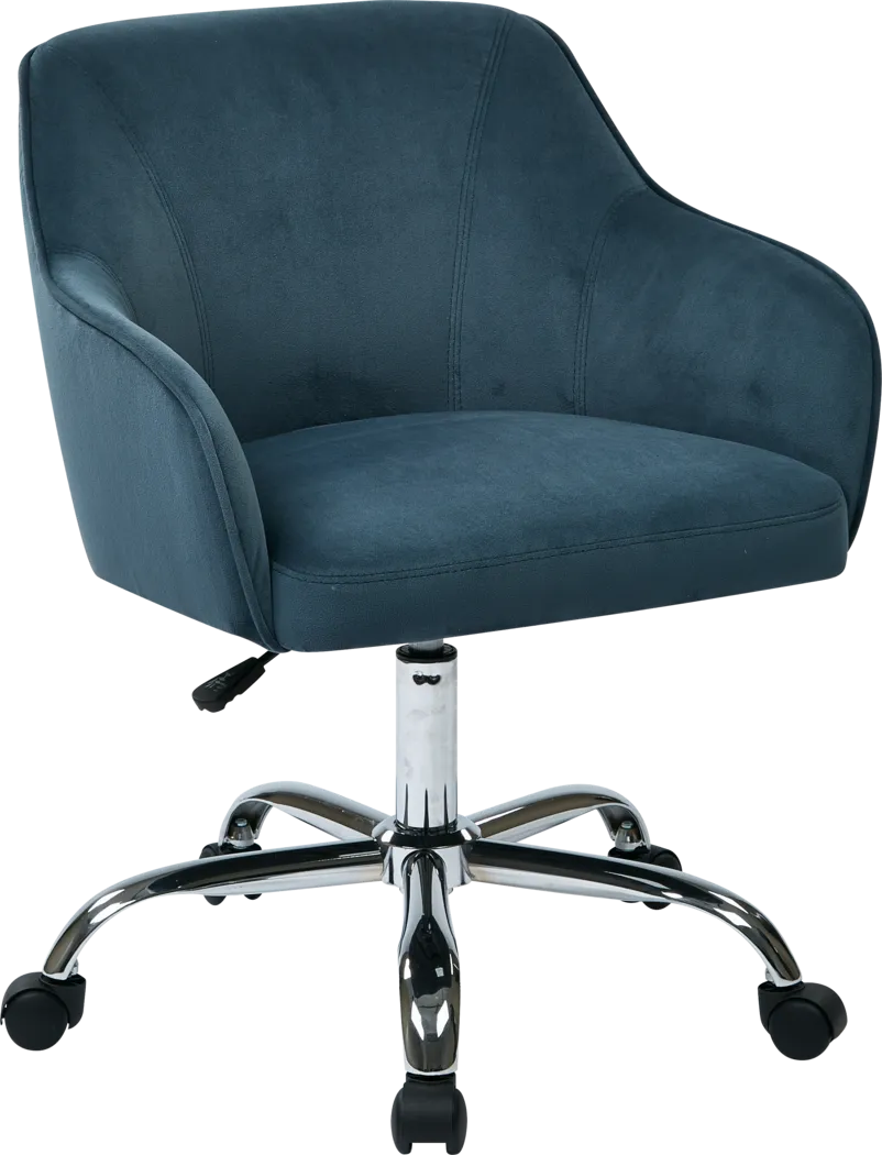Nikitta Blue Office Chair - Thumbnail - Image 1