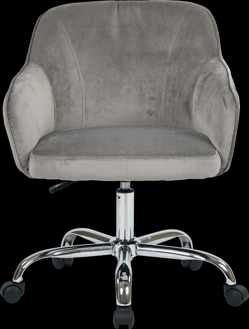Nikitta Gray Office Chair - Thumbnail - Image 3