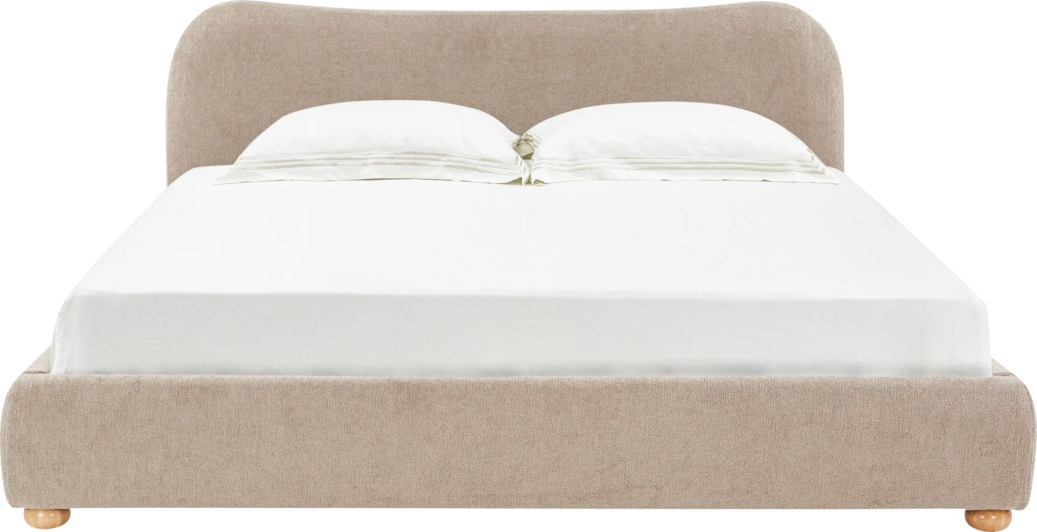 Nikket Light Brown King Bed - Thumbnail - Image 6