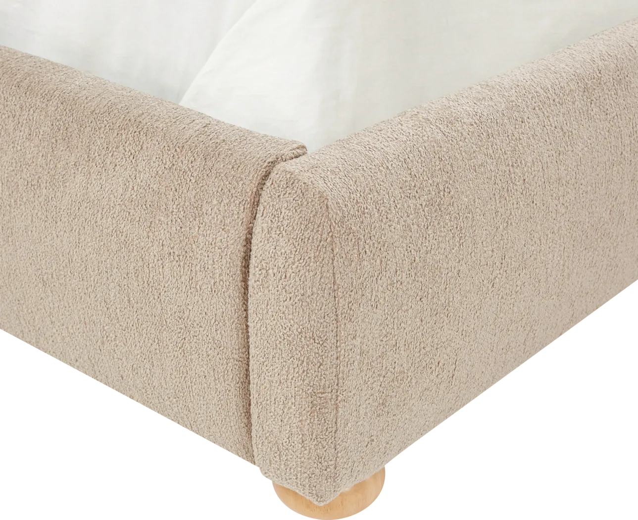 Nikket Light Brown King Bed - Thumbnail - Image 7
