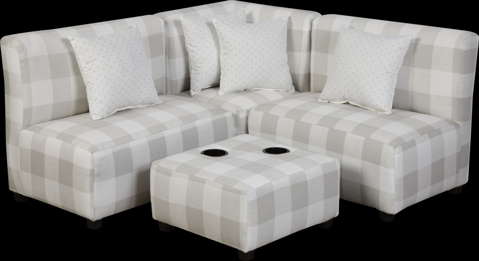 Niko Gray Toddler Sectional - Thumbnail - Image 1