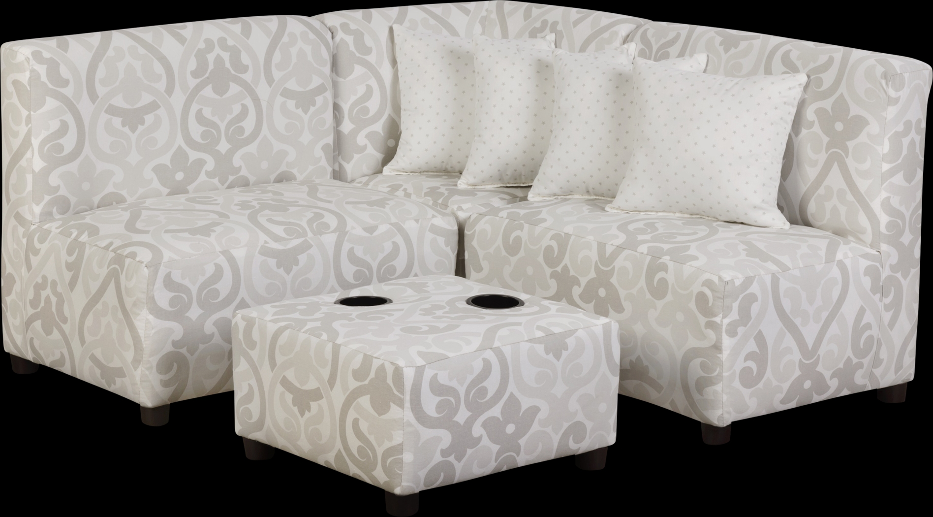 Niko Light Gray Toddler Sectional - Thumbnail - Image 1