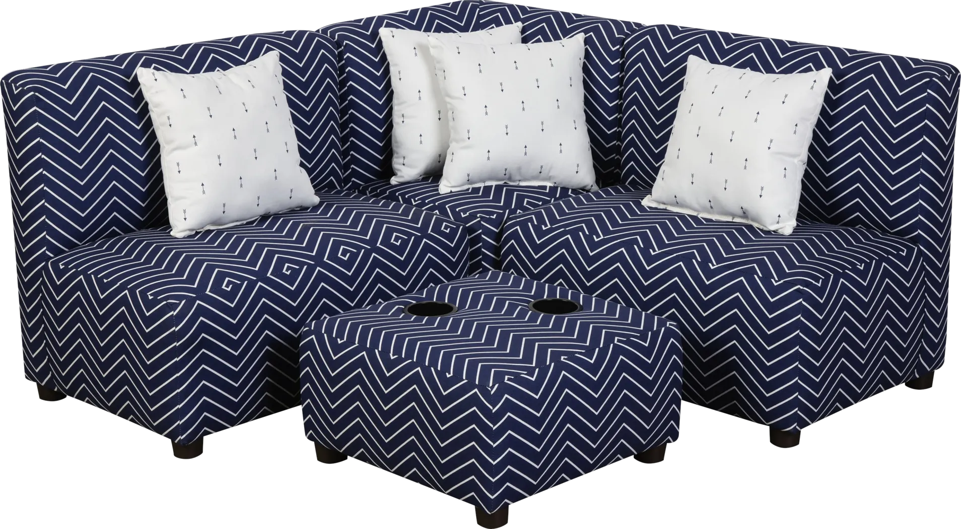 Niko Navy Toddler Sectional - Thumbnail - Image 1