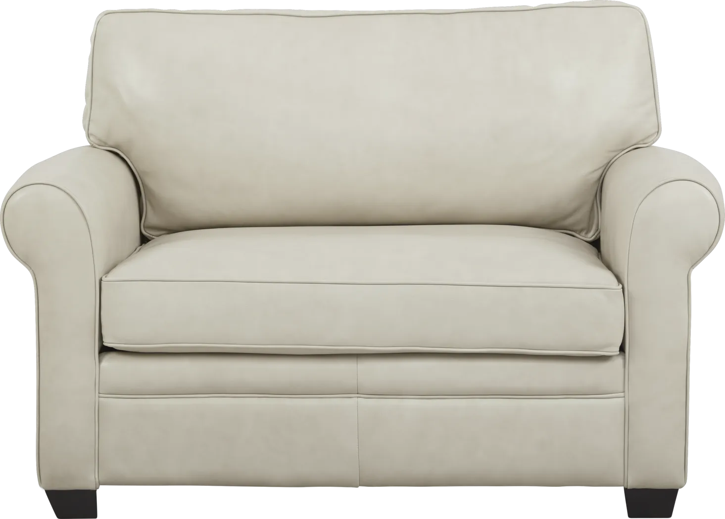 Nikola Place Pearl Leather Sleeper Chair - Thumbnail - Image 2