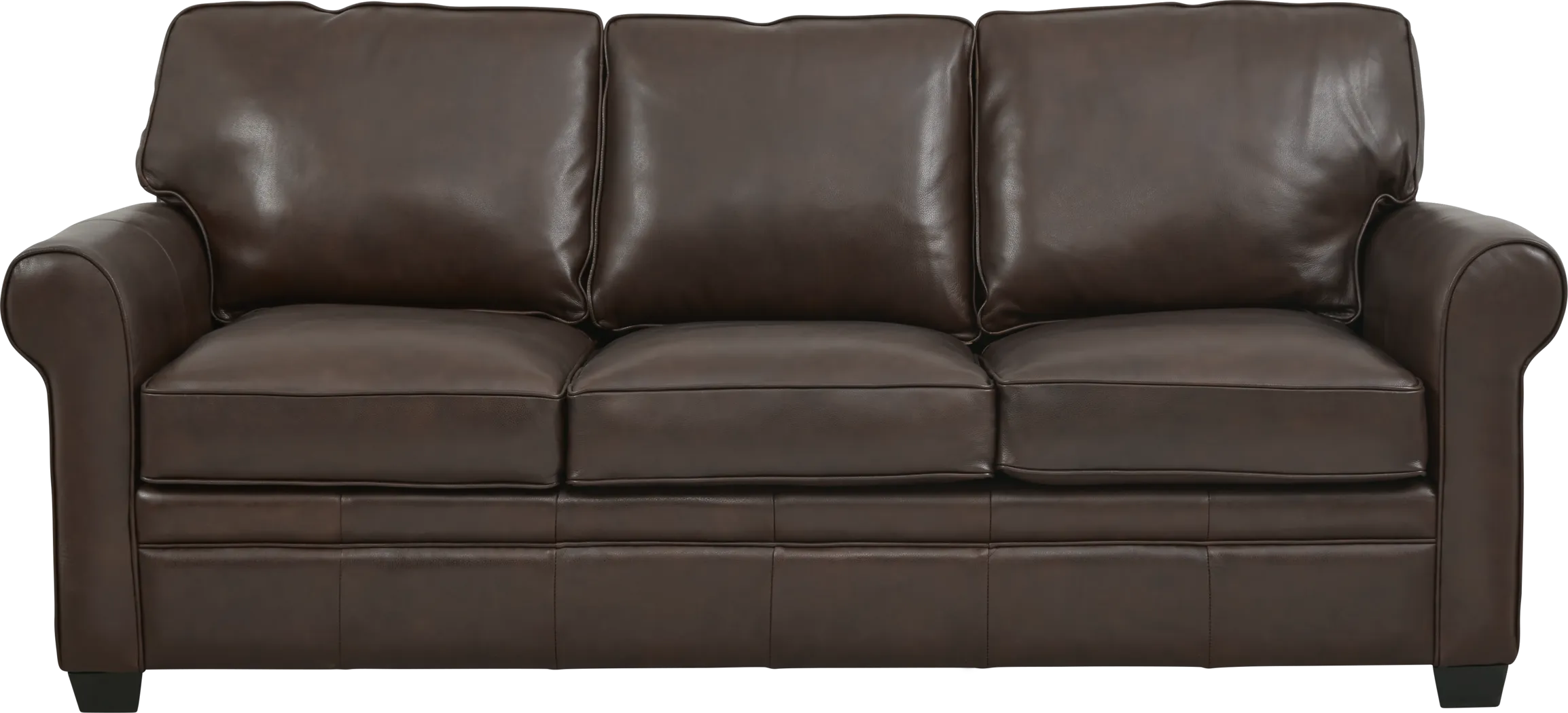 Nikola Place Walnut Leather Sleeper - Thumbnail - Image 1
